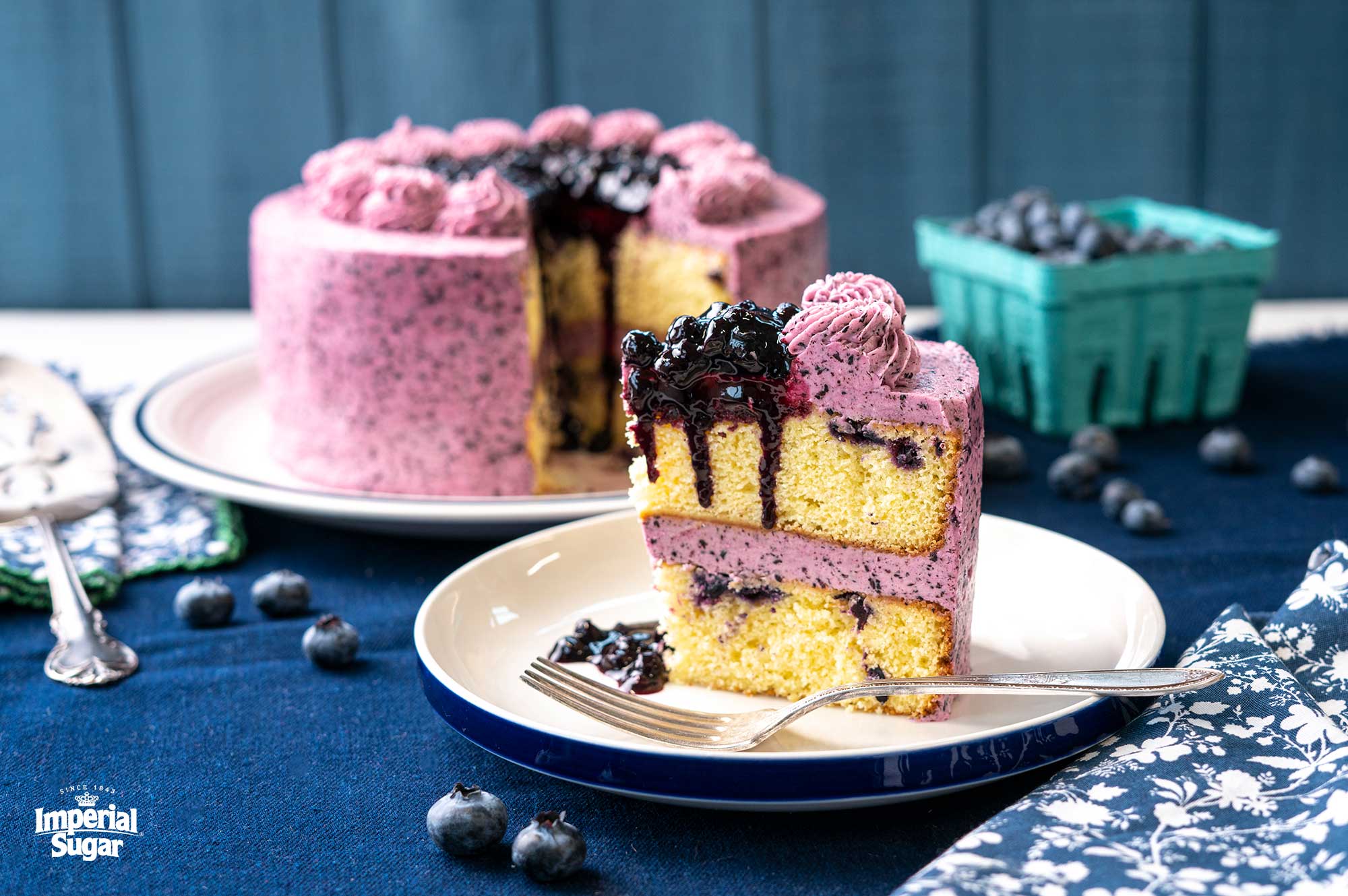 "very blueberry cake"