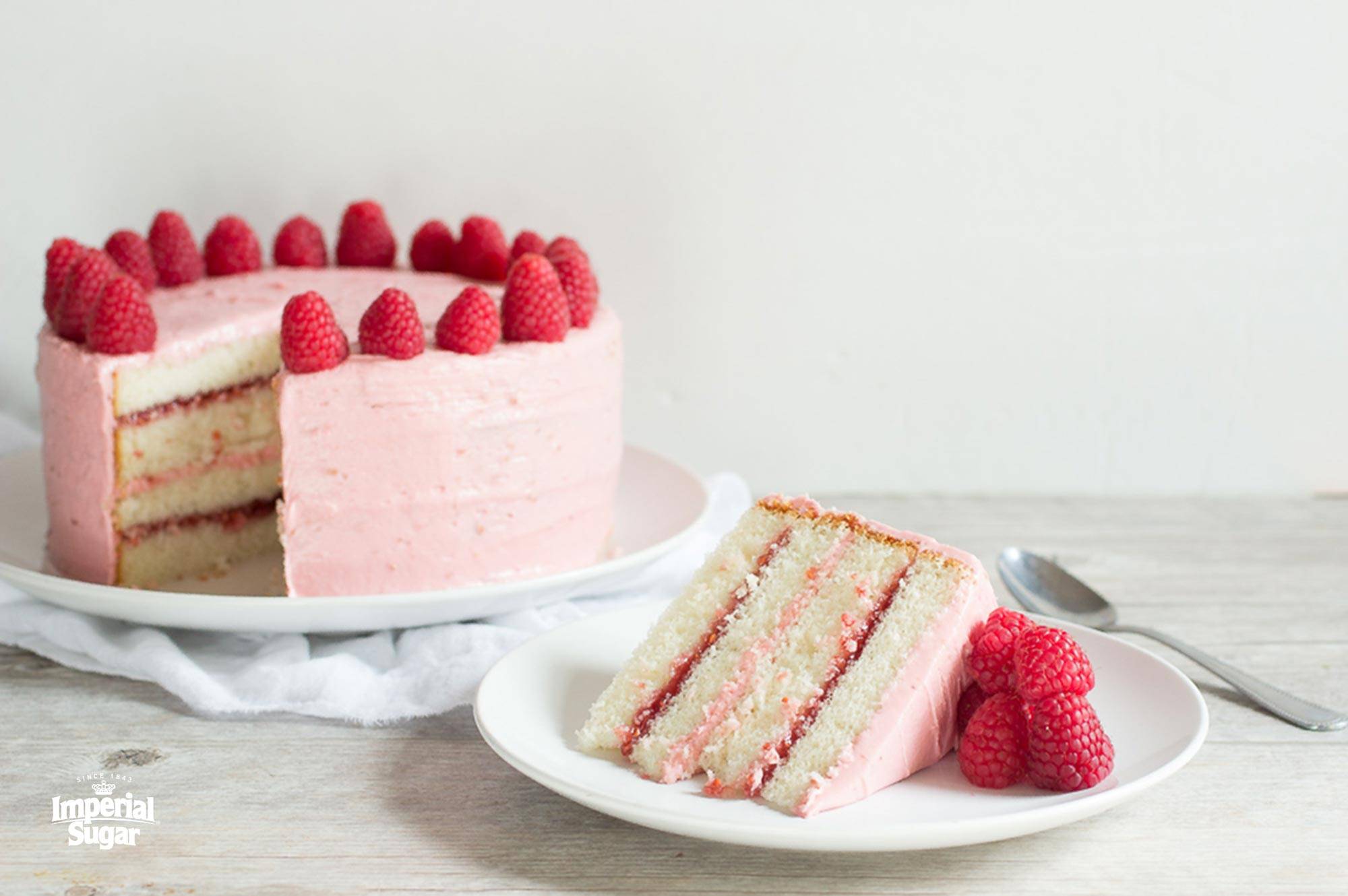 "raspberry layer cake"