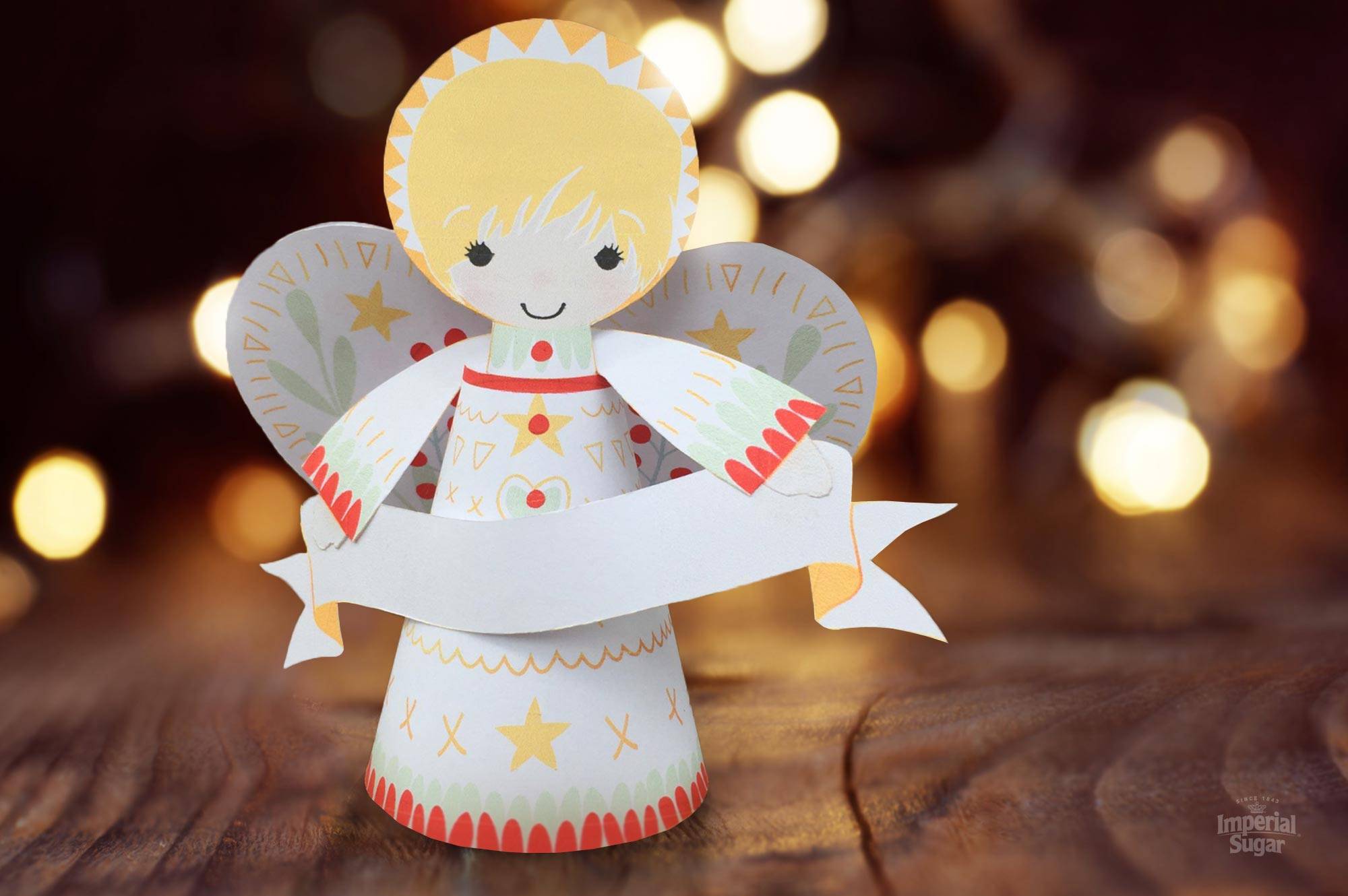 Paper Christmas Angel 