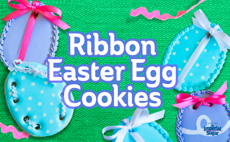 Decorating Easter Cookies: How to Make Ribbon Easter Egg Cookies