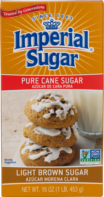How many cups in 16 oz box of powdered sugar 1 Lb Light Brown Sugar Box Imperial Sugar