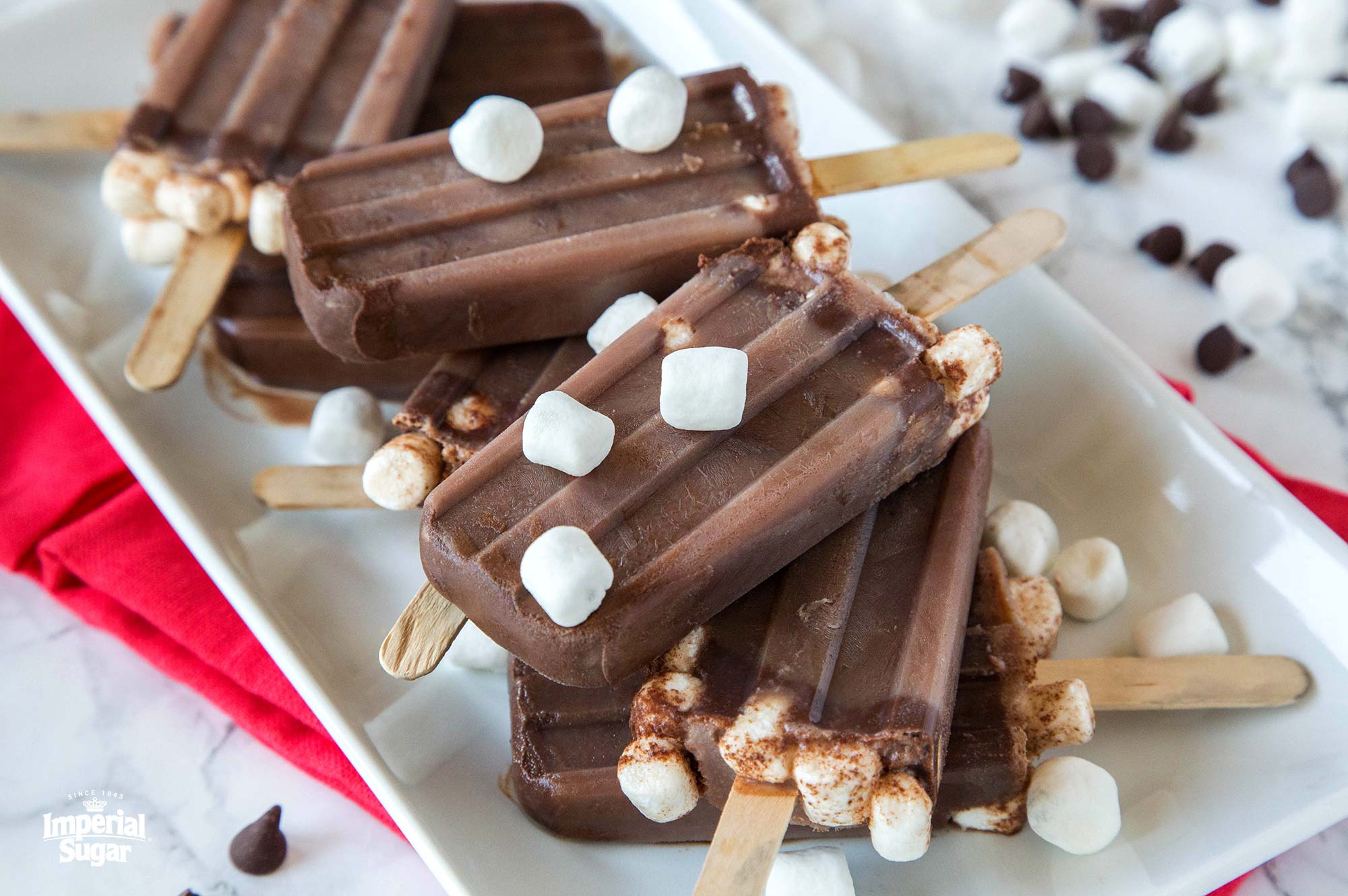 Frozen Hot Chocolate Popsicles | Imperial Sugar