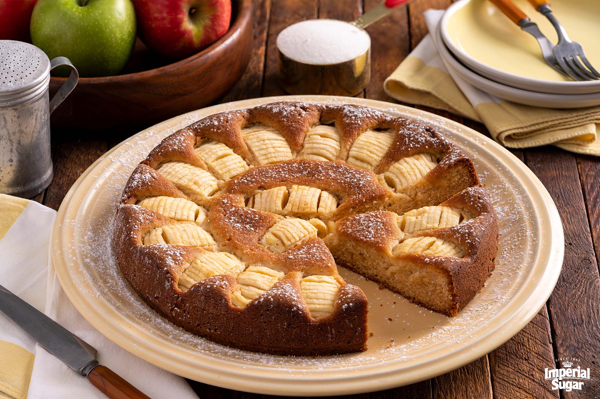 French Apple Cake - The Dizzy Cook