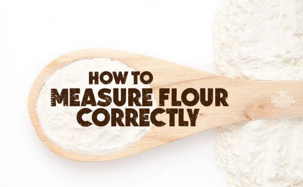 Measure Flour Correctly with The Spoon & Sweep Method
