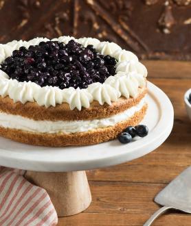 Blueberries and Cream Cake imperial