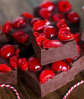Chocolate Cherry Fudge