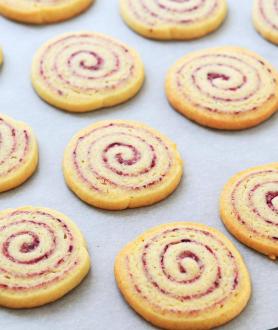 Cranberry Almond Swirl Cookies imperial