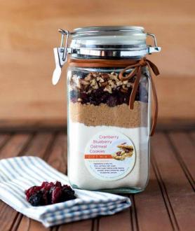 Cranberry Blueberry Oatmeal Cookie Gift Mix