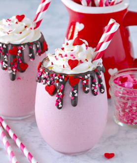 Sweetheart Strawberry Milkshake