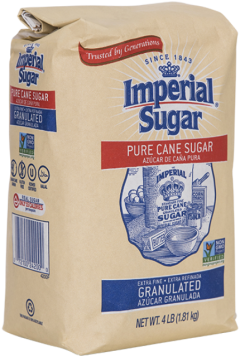 Imperial Sugar 4lb Extra Fine Granulated Pure Cane Sugar Bag