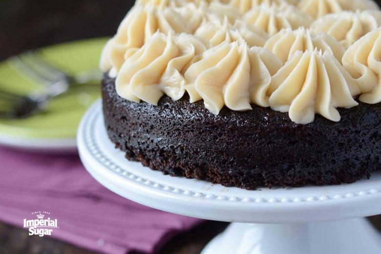 Dark Chocolate Guinness Cake with Bailey's Buttercream imperial