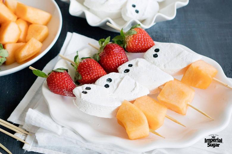 Marshmallow Ghost Kebobs