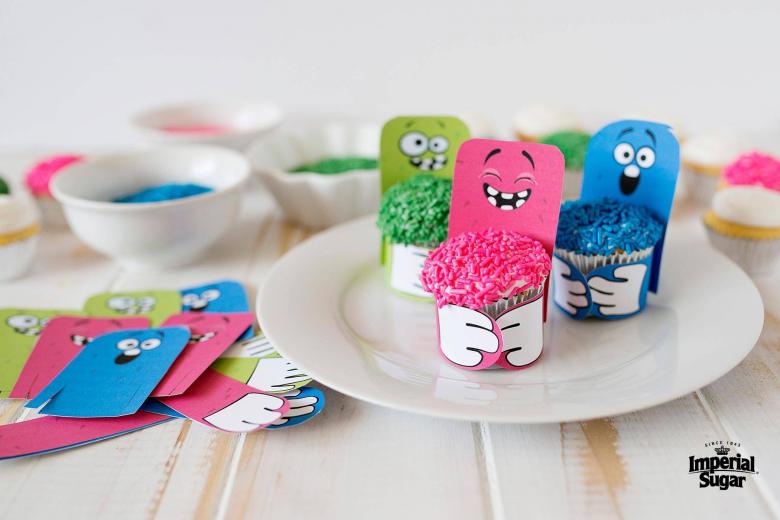 Mini Monster Cupcakes