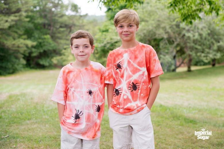Spider Web Tie-Dyed Shirts