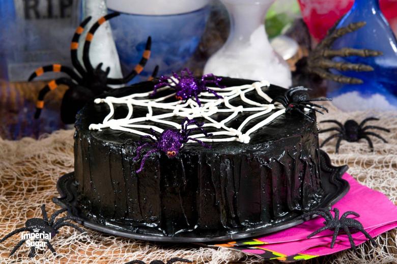 Along Came a Spidery Chocolate Cake imperial