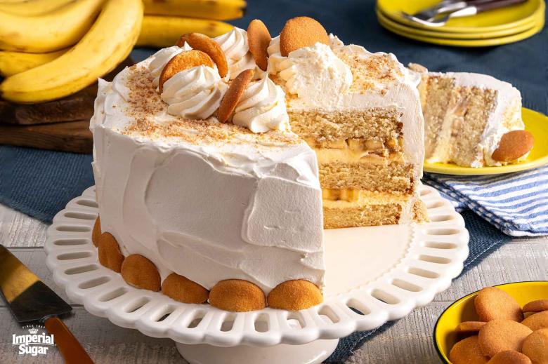 banana pudding layer cake imperial sugar