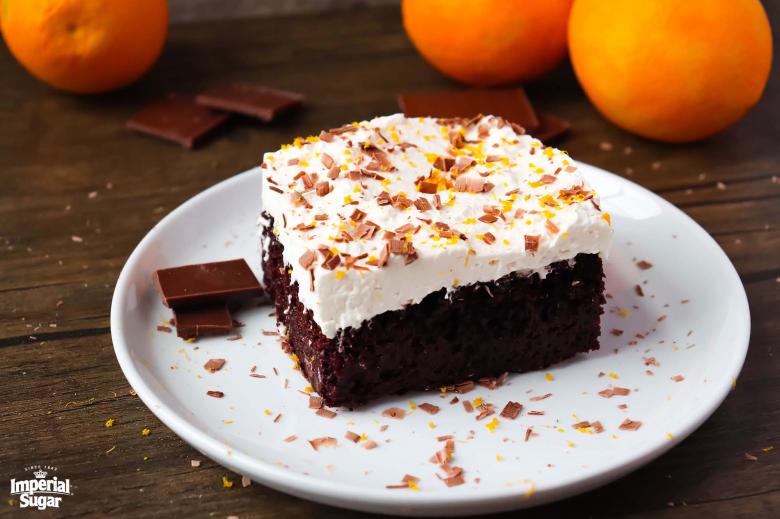 Chocolate Orange Poke Cake Imperial 