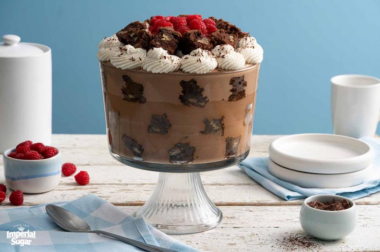 Chocolate Pudding Brownie Trifle Imperial 