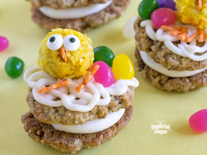 Easter Chick Carrot Cake Cookies