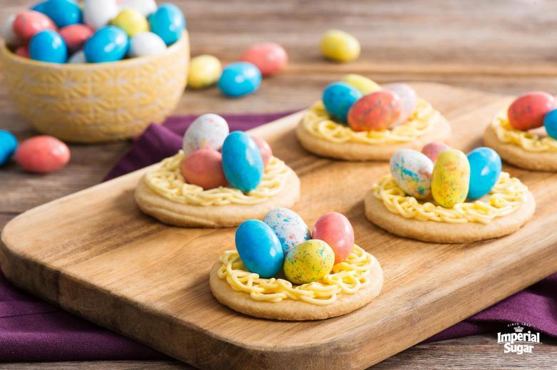 Easter Nest Sugar Cookies imperial