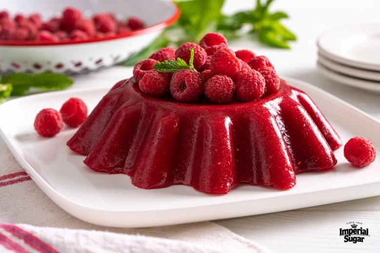 Fresh Raspberry Jelly Mold Imperial 