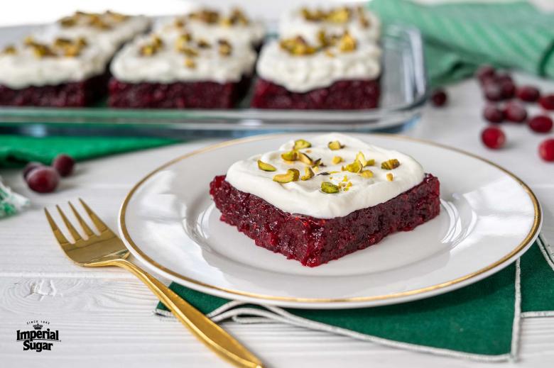 Frosted Cranberry Squares 