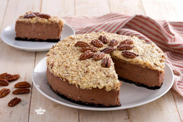 German Chocolate Cheesecake imperial