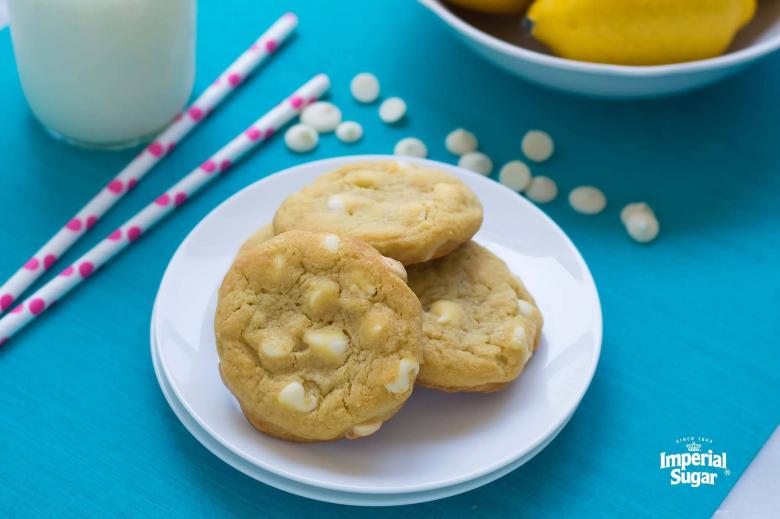 Lemon Pudding Cookies with White Chocolate Chips imperial