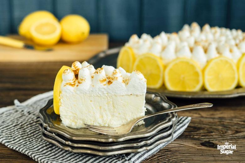 Lemon Semifreddo Cake 