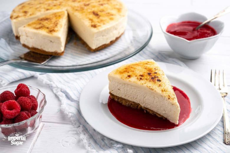 Crème Brûlée No Bake Cheesecake 