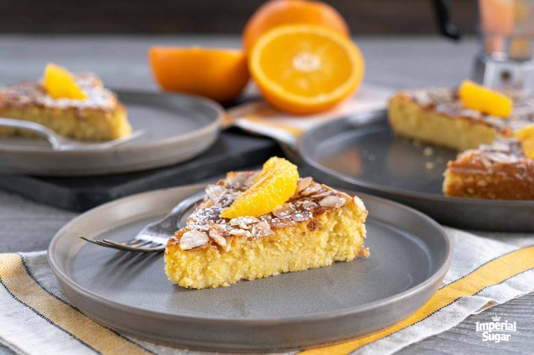 Orange Almond Ricotta Cake 