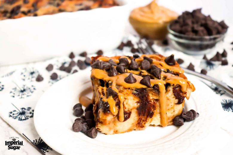 Peanut Butter Chocolate Bread Pudding Imperial 