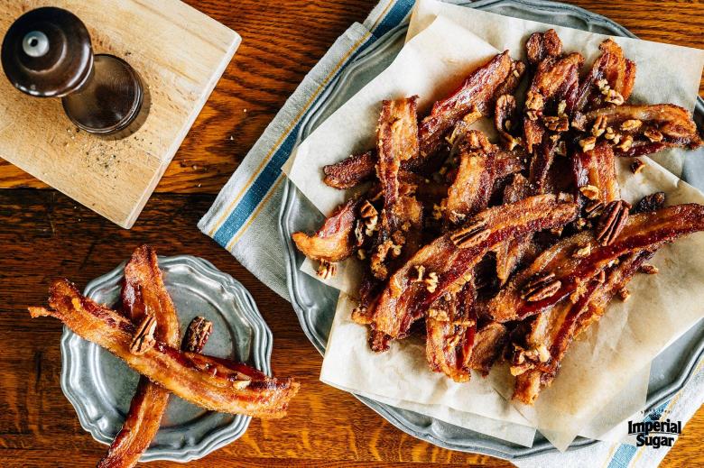 Pecan Spicy Candied Bacon imperial