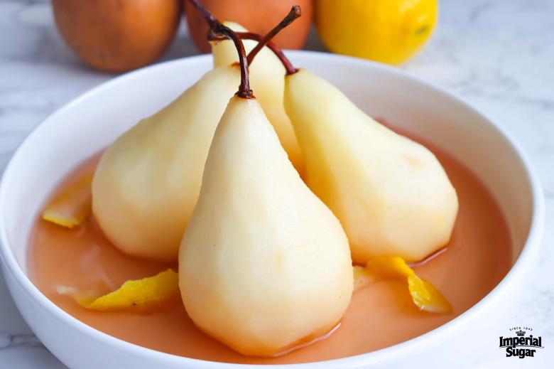 Poached Pears Imperial