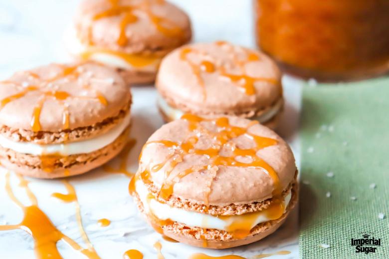 Salted Caramel Macarons Imperial 