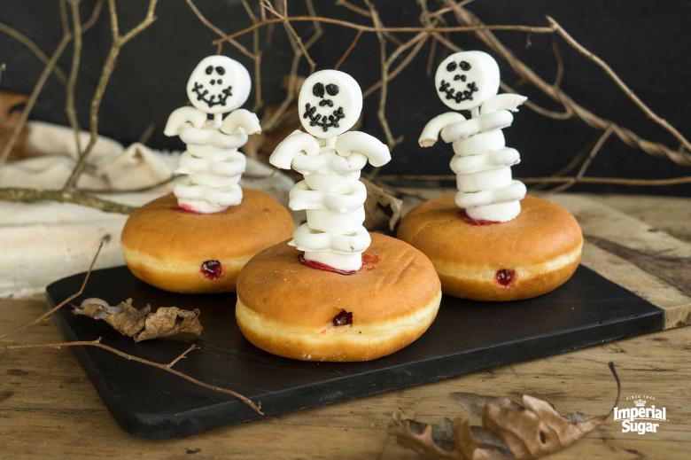 Skeleton Jelly Filled Donuts 