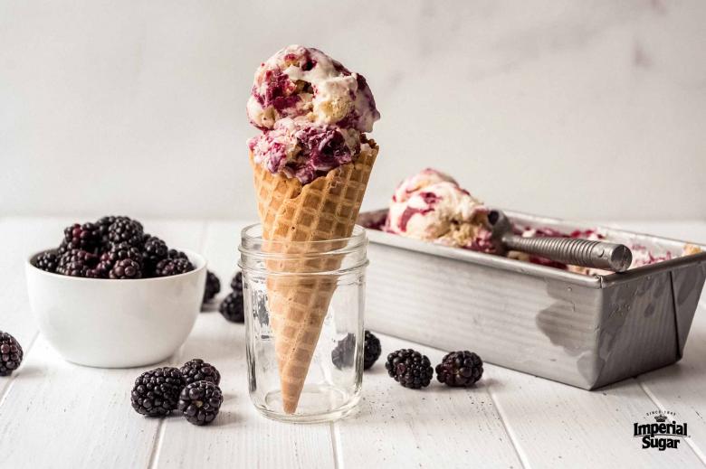 Southern Blackberry Cobbler Ice Cream Imperial 
