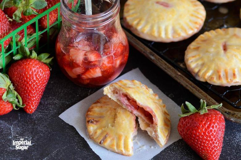 Strawberries & Cream Hand Pies