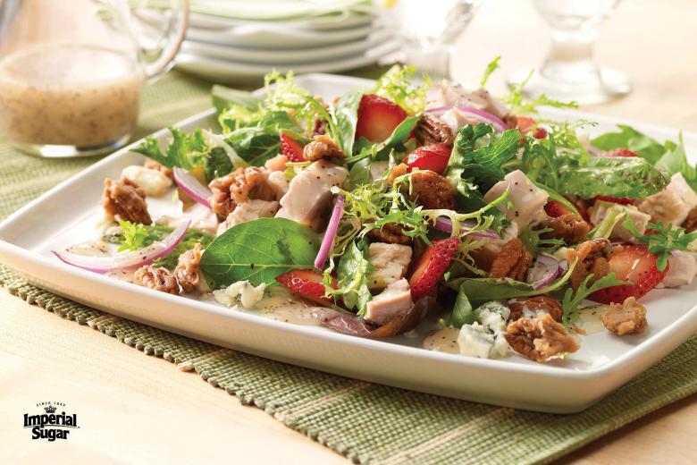 Strawberry Chicken Salad with Poppyseed Dressing