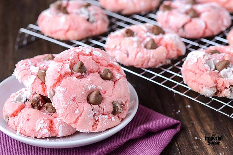 Strawberry Chocolate Chip Cookies imperial