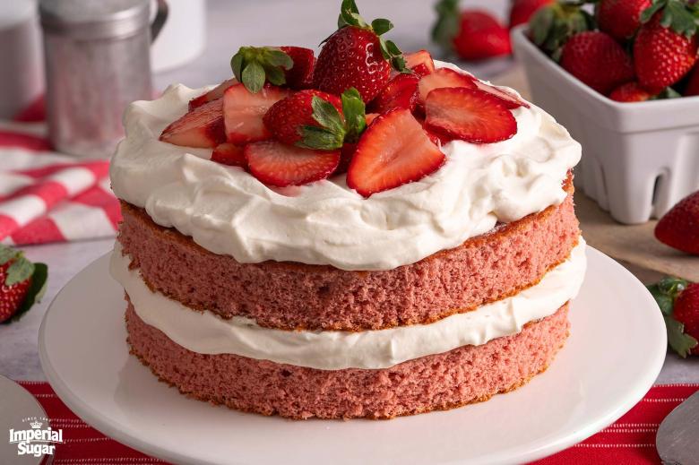 Strawberry Sponge Cake Imperial