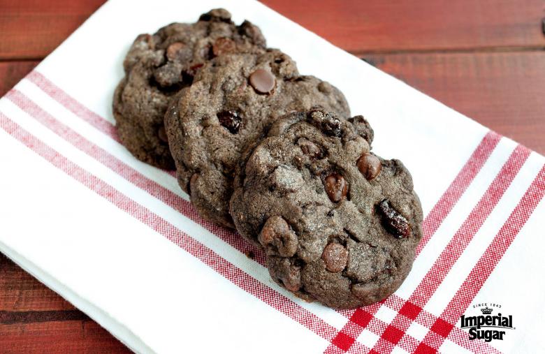 Cherry Double Chocolate Cookies imperial