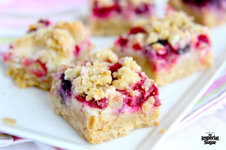 Cherry Oat Cookie Crumble Bars imperial