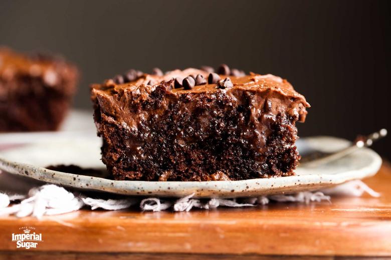 Chocolate Poke Cake imperial