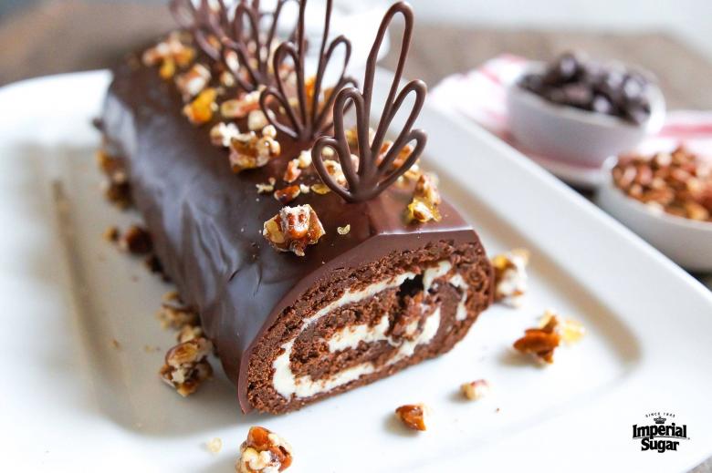 Chocolate Praline Roulade imperial