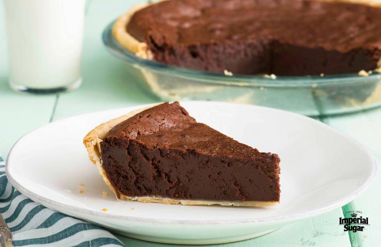 Dark Chocolate Buttermilk Pie