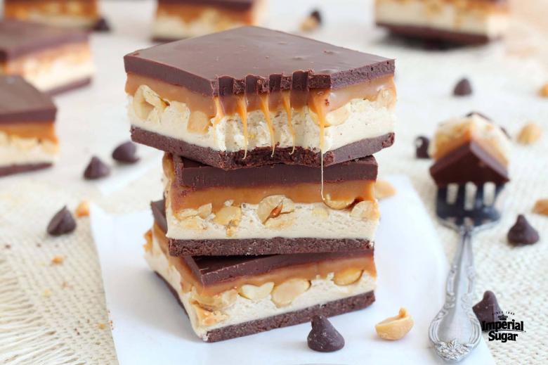 Homemade Snickers Bar 
