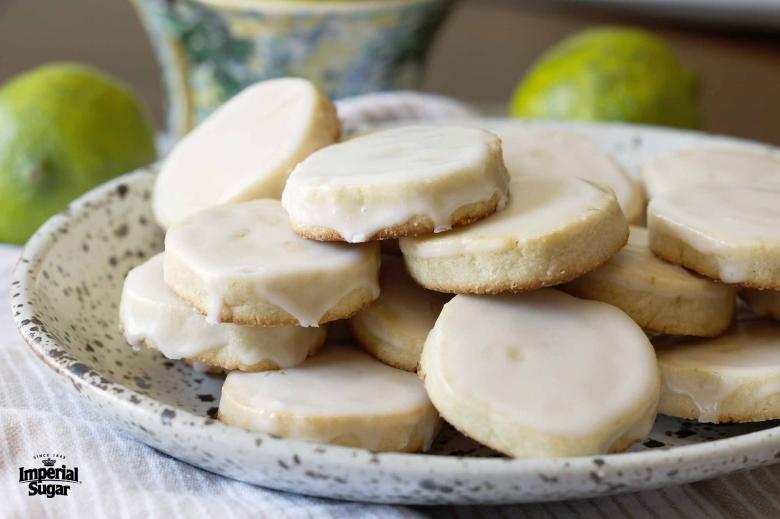 Lime Shortbread Cookies Imperial 