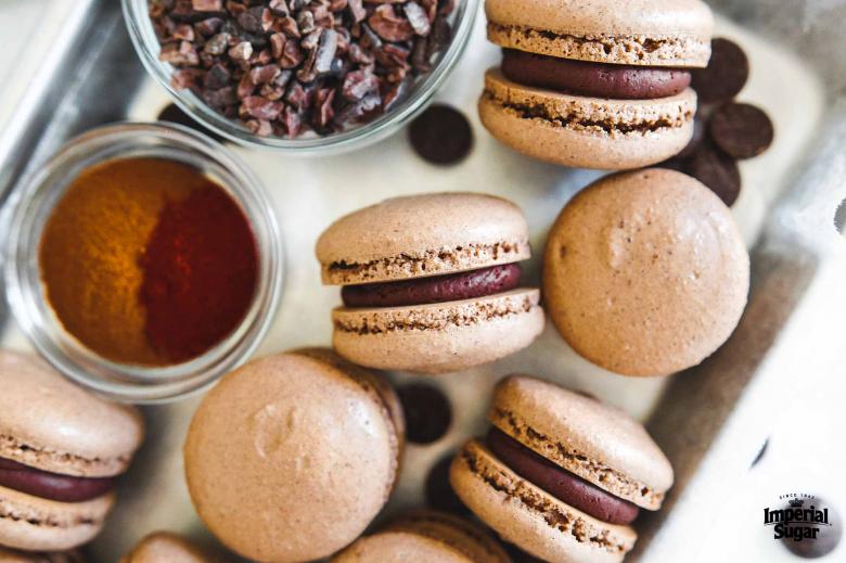 Mexican Chocolate Macarons Imperial 