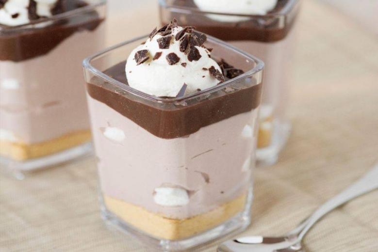 S'mores Mousse Cups